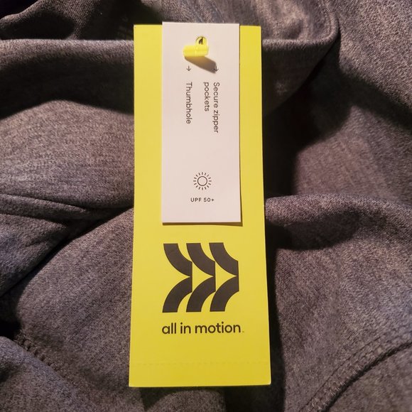 Target All In Motion NWT Zip Front Jacket Women’s Small Charcoal Heather - Picture 8 of 13